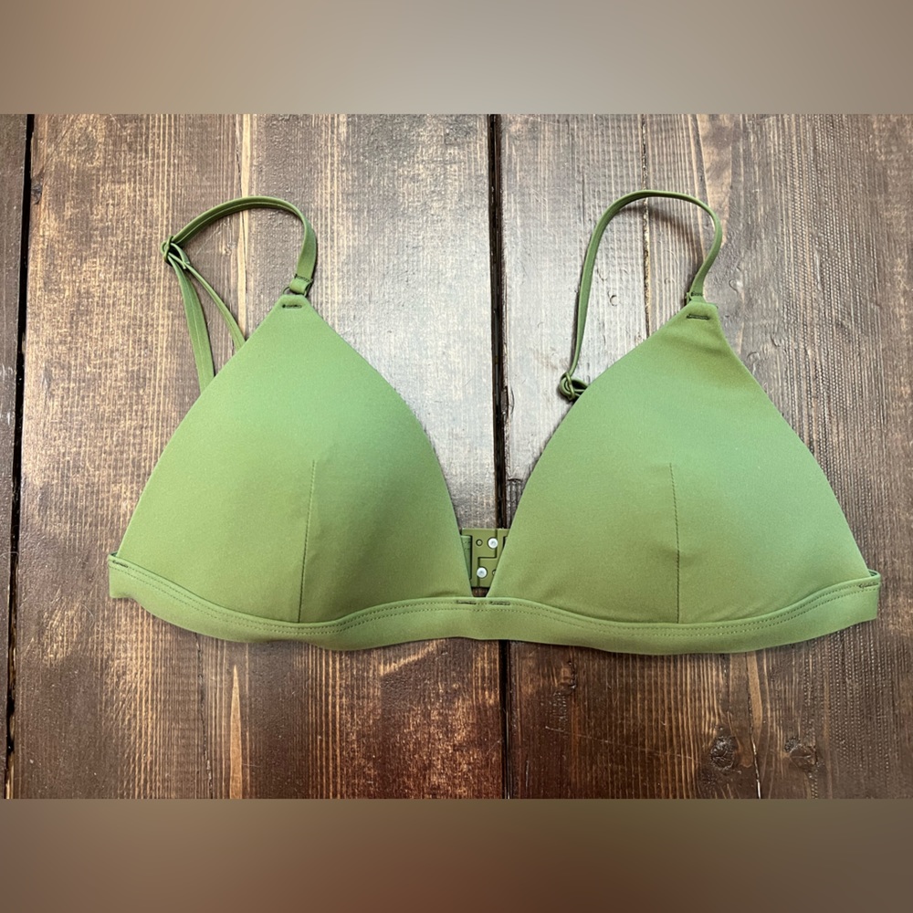 Zimmermann Green Triangle Bikini Top 2